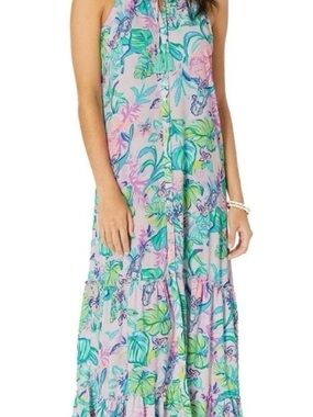 Lilly Pulitzer | Dresses | Melody Maxi Dress In Pink Sunset The Sunny Side  Size | Poshmark